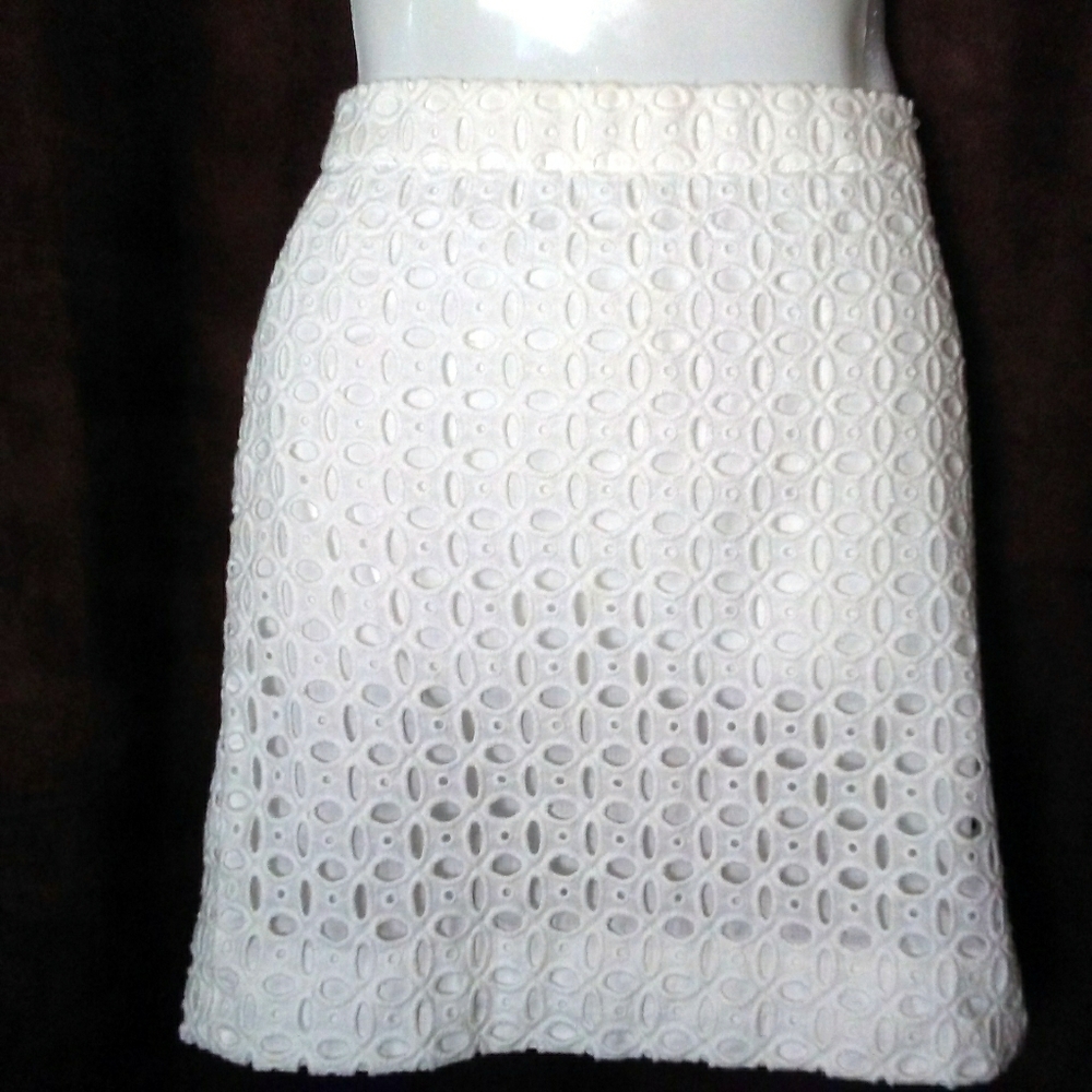 White J Crew Skirt